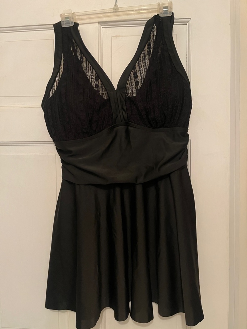 Women's Black Lace Top Cover Up